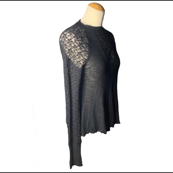Intimately Free People Black Lace No Limits Top - Picture 5 of 6